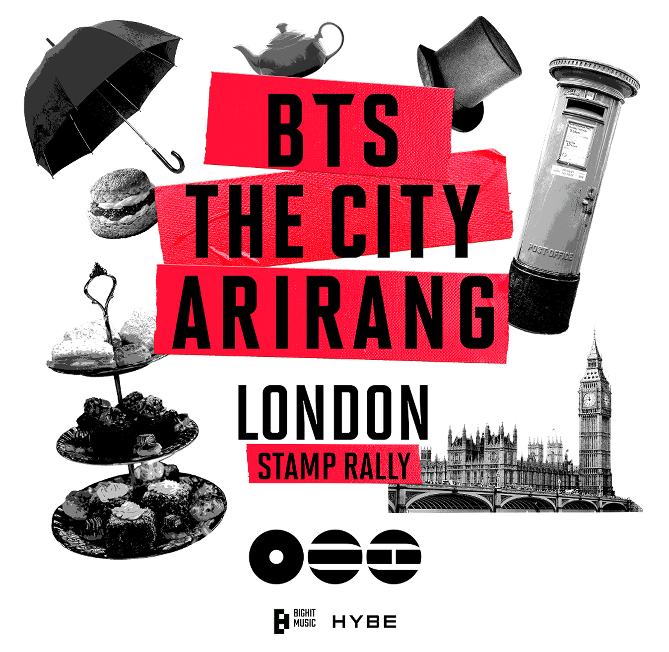 BTS THE CITY - LONDON Stamp Rally