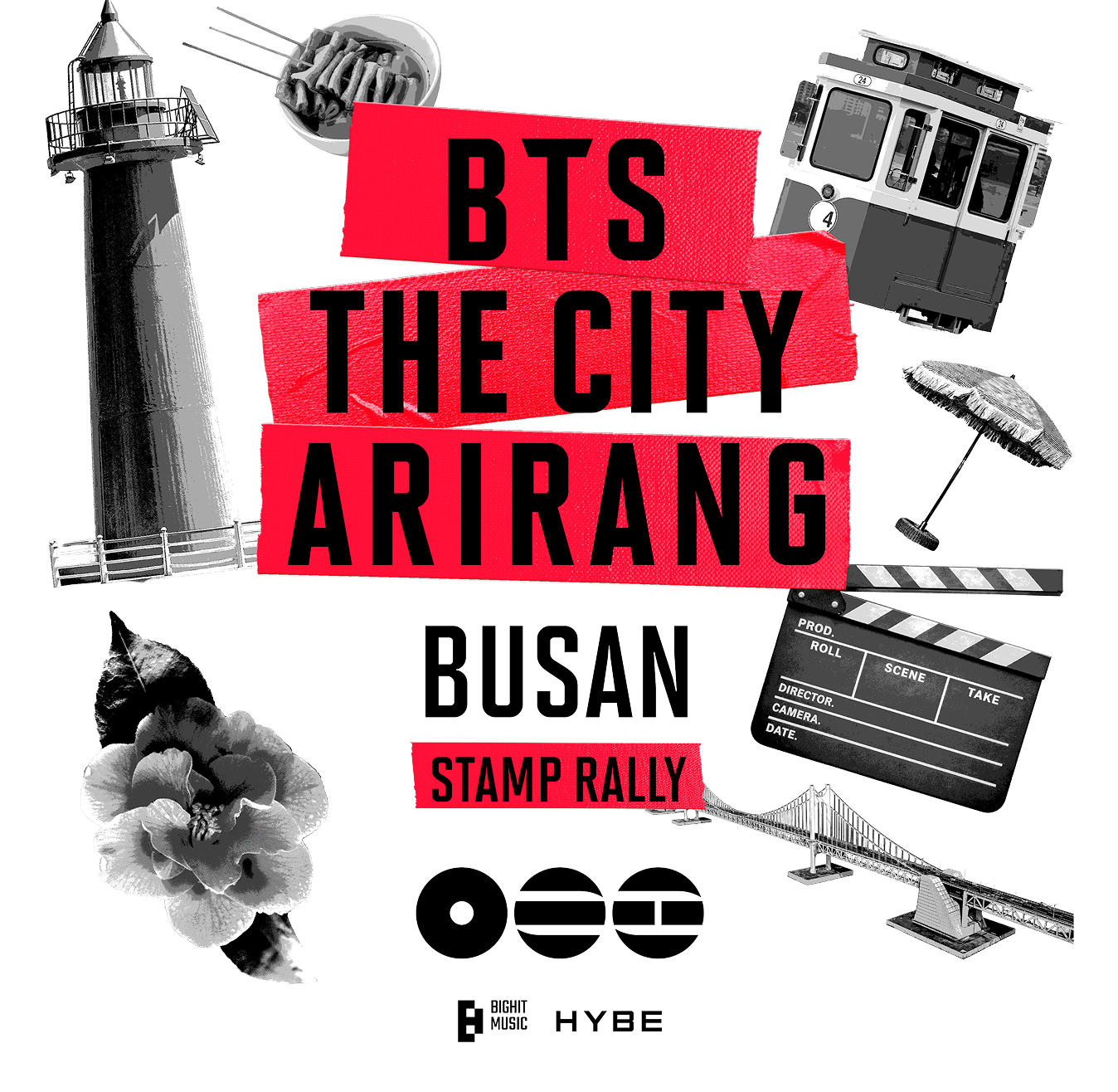 BTS THE CITY - BUSAN Stamp Rally